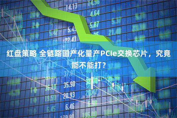 红盘策略 全链路国产化量产PCIe交换芯片，究竟能不能打？