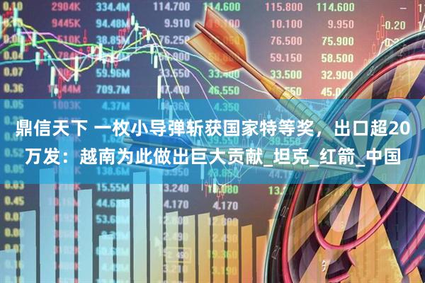 鼎信天下 一枚小导弹斩获国家特等奖，出口超20万发：越南为此做出巨大贡献_坦克_红箭_中国